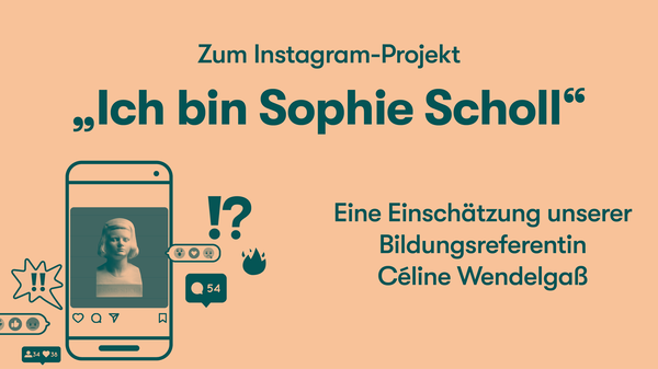 Zum Instagram-Projekt „Ich bin Sophie Scholl“